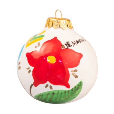Handmade Christmas Bauble Lampione Ceramiche De Simone Pottery Handmade Christmas Bauble Lampione Ceramiche De Simone Pottery